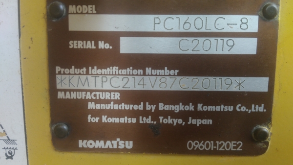 KOMATSU PC160 รุ่น8