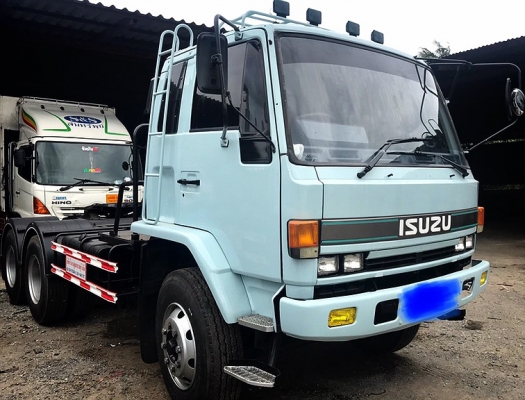 ปรับลดราคาเหลือ560,000ขายรถ10ล้อหัวลาก ISUZU ROCKY240แรงม้า 2เพลาปี39ราคา 590,000