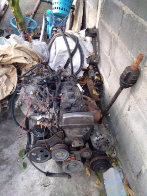 ขายเครื่องยนต์ TOYOTA 4A  1600cc  มีกล่องECU และ อุปกรณ์ครบ เครื่องสภาพใช้ได้ ฝาไม่โก่ง สตาร์ทติด ขายถูก5,000บาท