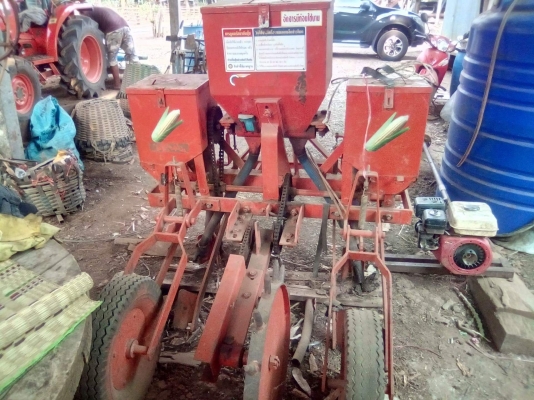 ขายเครื่องหยอดข้าวโพด 2 แถวแบบกระทู้
