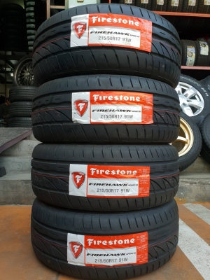 ขายยางใหม่ FIRESTONE FIREHAWK SPORT01 215-50-17 ปี18 - ราคาชุดละ 8,900 บาท