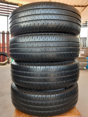 ล้อแม็กฮอนด้า ขอบ15 4รู100 พร้อมยางบริดสโตน EP300 ปี18