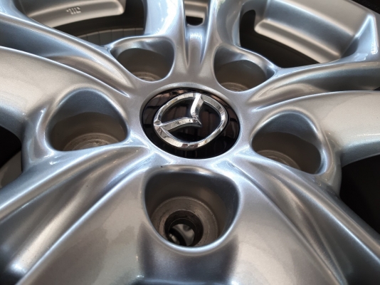 ล้อแม็กพร้อมยาง มาสด้า3 ขอบ16 5รู114.3