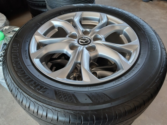 ล้อแม็กพร้อมยาง มาสด้า3 ขอบ16 5รู114.3