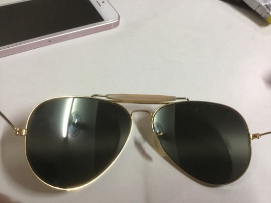 ขายแว่นBL Ray Ban outdoorsman usa.(ดั้งจมูกหัก)