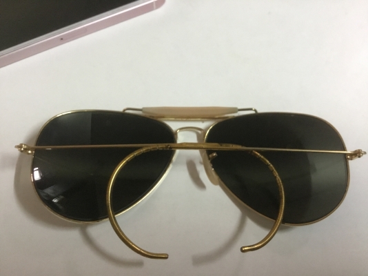 ขายแว่นBL Ray Ban outdoorsman usa.(ดั้งจมูกหัก)