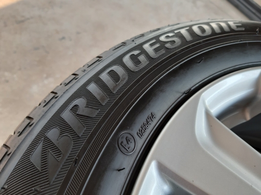 ล้อแม็กวีออส ขอบ15 4รู100 พร้อมยางบริดสโตน 185/60R15 ปี16