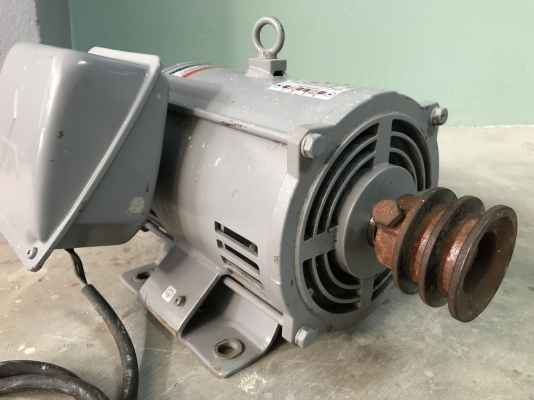 ขายมอเตอร์ไฟฟ้า Mitsubishi 3HP. 1450rpm. 220V ไฟบ้าน สภาพสวย หมุนนิ่มเดิมๆ พร้อมใช้งาน ราคา 5,800 บาทพร้อมส่ง