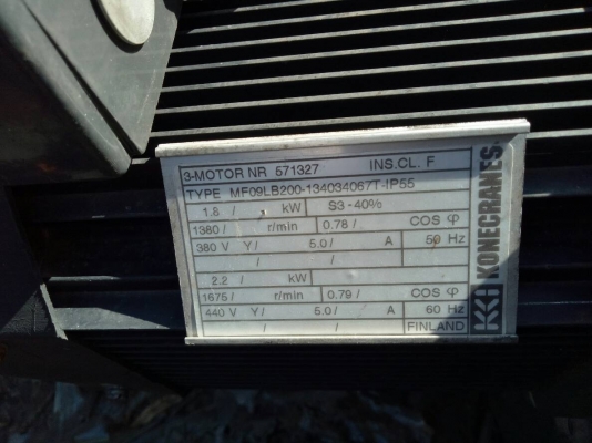 ขายรอก 20 ตันโคเน่พร้อมใช้ ระบบอินเวอร์เตอร์ มีขึ้นลงซ้ายขวา มี 2 ชุด ราคาชุดละ 400,000ครับ ขายรอก 20 ตันโคเน่พร้อมใช้ ระบบอินเวอร์เตอร์ มีขึ้นลงซ้ายขวา มี 2 ชุด ราคาชุดละ 400,000ครับ