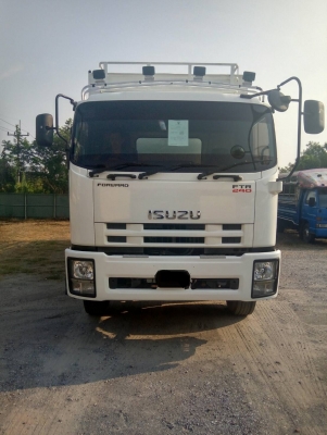 ขายรถ อีซูซุ 6 ล้อ FTR 240 แรง กระบะเหล็กมีรั้ว ความยาว 7.60 เมตร