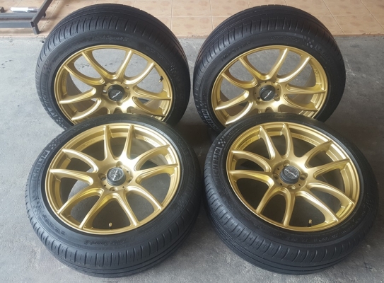 ล้อมือ2 LENSO Spec-c ขอบ17 ยาง215/45/17  4 ล้อ