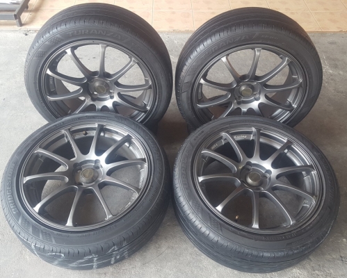 ล้อมือ2 MR-1 ขอบ17 4รู100 ยาง215/45/17  4 ล้อ