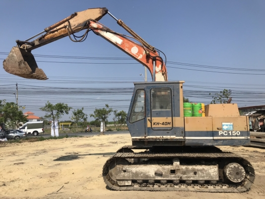 ขายแบคโฮ MS150 เอวดีช่วงล่างดีเครื่องอีซุสุมีลายหัวแย็กพร้อมใชั