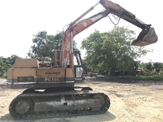 ขายแบคโฮ MS150 เอวดีช่วงล่างดีเครื่องอีซุสุมีลายหัวแย็กพร้อมใชั