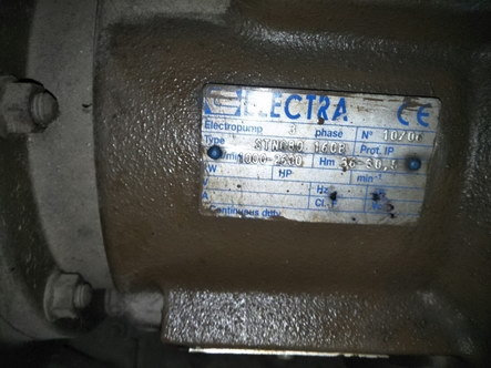 ** ปั๊มน้ำ 3 เฟส 380 โวลท์ 25 แรงม้า # มีจำนวน 3 ตัว # ** ปั๊มน้ำ 3 เฟส 380 โวลท์ 25 แรงม้า # มีจำนวน 3 ตัว #