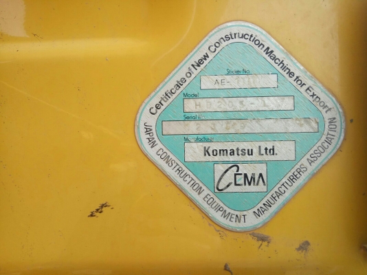 ขายโคมัตสุ Hybrid 205 4สูบ 148แรงม้า เอกสารใบแจ้งจำหน่ายพร้อมทำเล่ม รถสวย รถพร้อมทำงานเอวแน่น โซดาทำงานไม่โหลด  ไฟฟ้าครบ