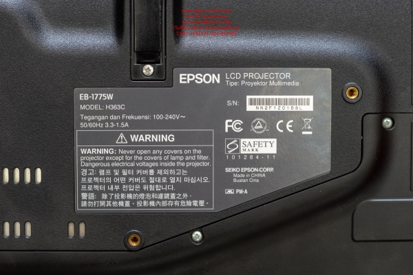 LCD โปรเจคเตอร์ Epson รุ่น EB-1775W ความสว่าง 3000 Lumens ความละเอียด 1280 x 800(WXGA) สภาพใหม่ มีรี LCD โปรเจคเตอร์ Epson รุ่น EB-1775W ความสว่าง 3000 Lumens ความละเอียด 1280 x 800(WXGA) สภาพใหม่ มีรี