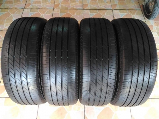 ยาง\% คัดสภาพ Bridgestone Turanza T005(TH) 215/55R17 ผลิตปี 2018 มีรับประกันให้ทุกเส้น ขายถูก 4 เส้น