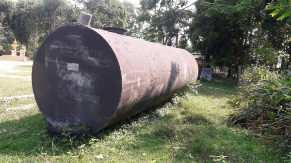 ถังน้ำมัน ไม่เคยใส่น้ำมาก่อน ไม่รั่วไม่ซึม ขนาด ยาว 6.10 เมตร สูง 115 ซม กว้าง 103 ซม.