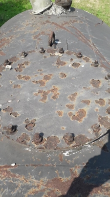 ถังน้ำมัน ไม่เคยใส่น้ำมาก่อน ไม่รั่วไม่ซึม ขนาด ยาว 6.10 เมตร สูง 115 ซม กว้าง 103 ซม.