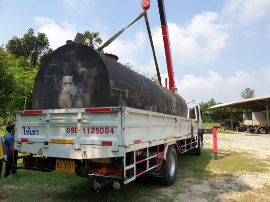 ถังน้ำมัน ไม่เคยใส่น้ำมาก่อน ไม่รั่วไม่ซึม ขนาด ยาว 6.10 เมตร สูง 115 ซม กว้าง 103 ซม.