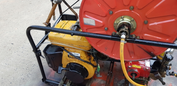 ปั้มฉีดยา .5 แรง พร้อมโรลสาย