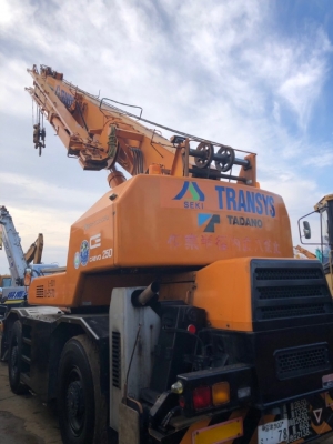 ขายรถเครน TADANO TR250M-6 (ขนาด 25 ตัน) ปี 2000 นำเข้าเองจากญี่ปุ่น สภาพสวยพร้อมใช้ ถึงเร็วๆนี้ครับ
