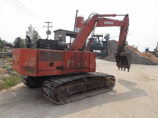 ขายถูกแบคโฮ HITACHI PC 120 เก่าในพร้อมใช้ เครื่องดี ปั้มนิ้วใหม่