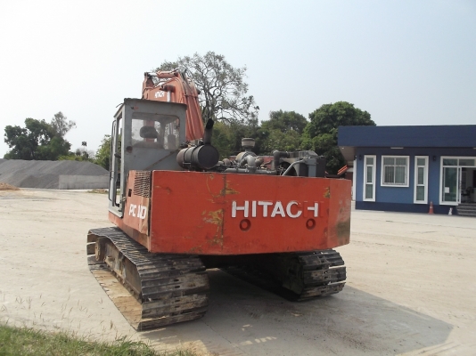 ขายถูกแบคโฮ HITACHI PC 120 เก่าในพร้อมใช้ เครื่องดี ปั้มนิ้วใหม่