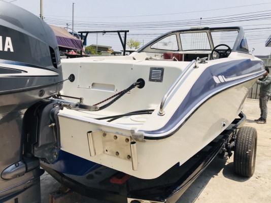 ขายเรือ Nissan 21 ฟุต เครื่อง Yamaha Four Stroke 115 แรง หัวฉีด