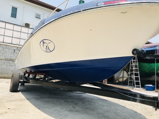 ขายเรือ Nissan 21 ฟุต เครื่อง Yamaha Four Stroke 115 แรง หัวฉีด
