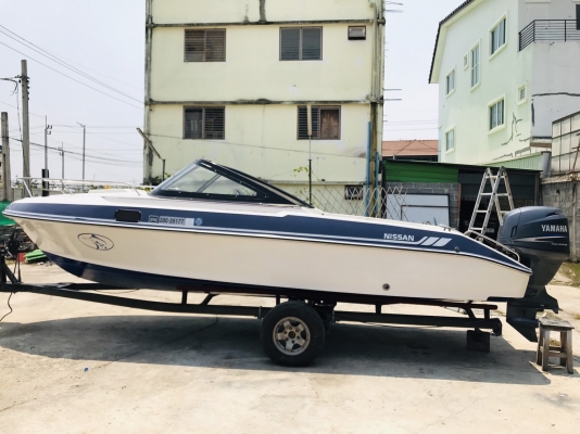 ขายเรือ Nissan 21 ฟุต เครื่อง Yamaha Four Stroke 115 แรง หัวฉีด