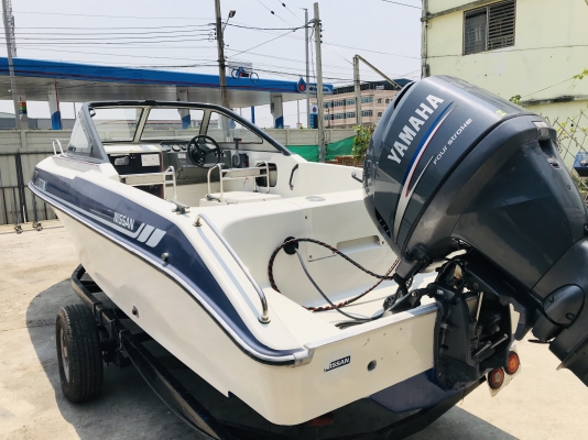 ขายเรือ Nissan 21 ฟุต เครื่อง Yamaha Four Stroke 115 แรง หัวฉีด