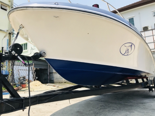 ขายเรือ Nissan 21 ฟุต เครื่อง Yamaha Four Stroke 115 แรง หัวฉีด