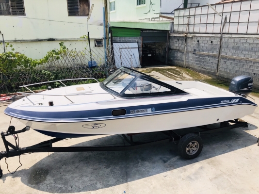 ขายเรือ Nissan 21 ฟุต เครื่อง Yamaha Four Stroke 115 แรง หัวฉีด