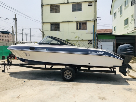 ขายเรือ Nissan 21 ฟุต เครื่อง Yamaha Four Stroke 115 แรง หัวฉีด
