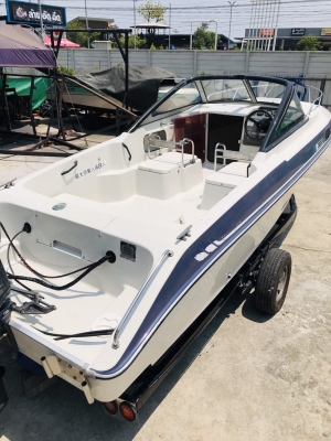 ขายเรือ Nissan 21 ฟุต เครื่อง Yamaha Four Stroke 115 แรง หัวฉีด