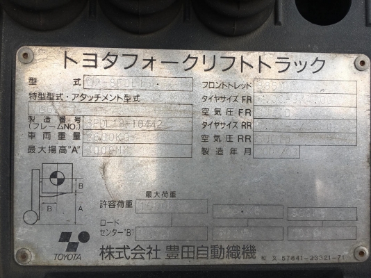 รถโฟล์คลิฟท์เสาสูง3เมตรเครื่องยนต์ดีเชลเกียร์ออโต้ รถโฟล์คลิฟท์เสาสูง3เมตรเครื่องยนต์ดีเชลเกียร์ออโต้