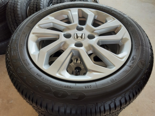 ล้อแม็กพร้อมยางฮอนด้า ถอดป้ายแดง ปี19 ขอบ15 4รู100