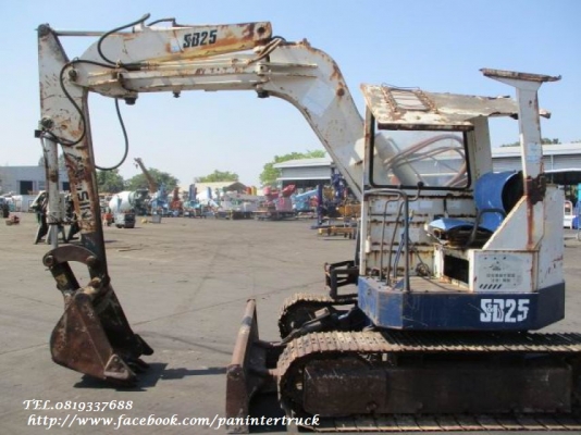 SALE* FROM JAPANรถขุดHANIX -S&amp;B25(เทียบเท่า:PC50UU-1) คอนโทรลลูกหมาก ,ปั๊มเฟือง ,แทรคเหล็ก ,มีเอกสารแจ้งจำหน่าย