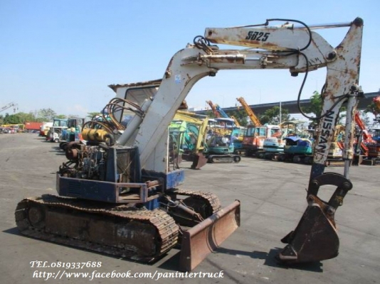 SALE* FROM JAPANรถขุดHANIX -S&amp;B25(เทียบเท่า:PC50UU-1) คอนโทรลลูกหมาก ,ปั๊มเฟือง ,แทรคเหล็ก ,มีเอกสารแจ้งจำหน่าย