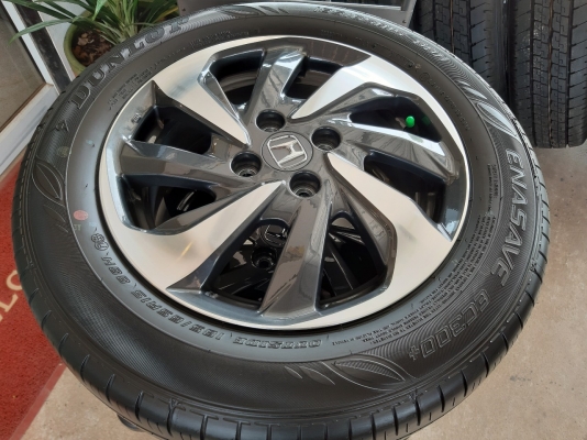 ล้อแม็กพร้อมยาง ปี17 ฮอนด้า ขอบ15 4รู100 ล้อแม็กพร้อมยาง ปี17 ฮอนด้า ขอบ15 4รู100