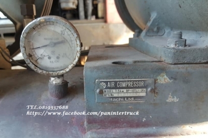 SALE*FROM JAPAN เครื่องปั๊มลมHITACHI :10แรงม้า*ได้ทั้งไฟ220V. ญี่ปุ่น*/ไฟโรงงาน440V. ญี่ปุ่น*/ไฟโรงงาน 3สาย.380V. ไทย*