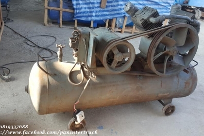 SALE*FROM JAPAN เครื่องปั๊มลมHITACHI :10แรงม้า*ได้ทั้งไฟ220V. ญี่ปุ่น*/ไฟโรงงาน440V. ญี่ปุ่น*/ไฟโรงงาน 3สาย.380V. ไทย*