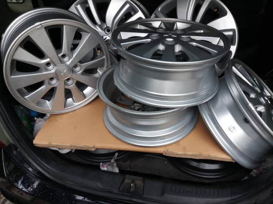 ล้อแม็ก mitsu x pander 5x114 ขอบ15x5.5 ถอดป้ายแดง