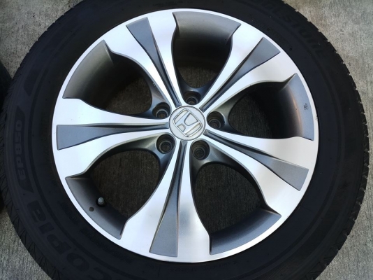 ล้อ Honda CRV ขอบ18 ยางบิสโตน 225 60 18 ปี17 ล้อ Honda CRV ขอบ18 ยางบิสโตน 225 60 18 ปี17