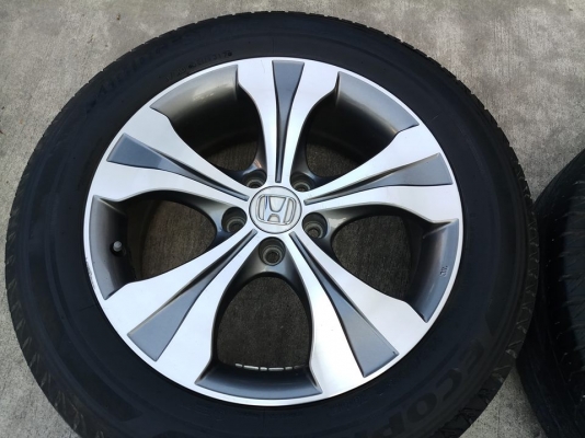ล้อ Honda CRV ขอบ18 ยางบิสโตน 225 60 18 ปี17 ล้อ Honda CRV ขอบ18 ยางบิสโตน 225 60 18 ปี17