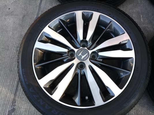 ล้อ Honda jazz ตัวท๊อปขอบ16 ยาง บิสโตน 185 55 16 ปี16