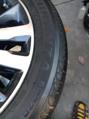 ล้อ Honda jazz ตัวท๊อปขอบ16 ยาง บิสโตน 185 55 16 ปี16