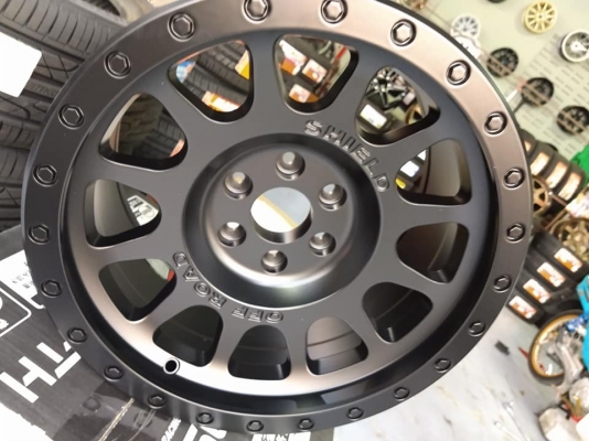 แม็กใหม่ลายระฆัง ขอบ 16 กว้าง 8.5 ตรงรุ่นนิสสัน นาวาร่า